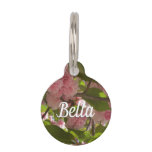 Double Blossoming Cherry Tree III Spring Floral Pet ID Tag