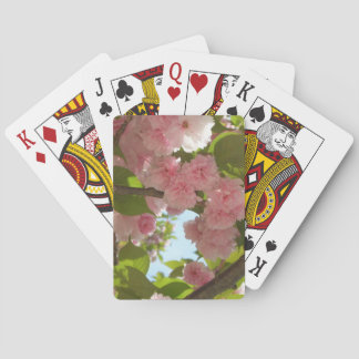 Double Blossoming Cherry Tree III Spring Floral Poker Cards