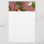 Double Blossoming Cherry Tree III Spring Floral Stationery