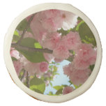 Double Blossoming Cherry Tree III Spring Floral Sugar Cookie