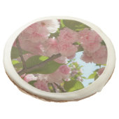 Double Blossoming Cherry Tree III Spring Floral Sugar Cookie (Angled)