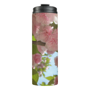 Double Blossoming Cherry Tree III Spring Floral Thermal Tumbler