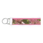 Double Blossoming Cherry Tree III Spring Floral Wrist Keychain