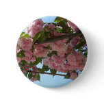 Double Blossoming Cherry Tree IV Spring Button