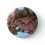 Double Blossoming Cherry Tree IV Spring Button