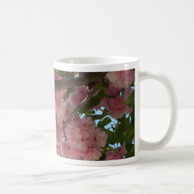 Double Blossoming Cherry Tree IV Spring Coffee Mug (Right)