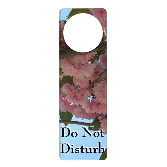 Double Blossoming Cherry Tree IV Spring Door Hanger (Front)