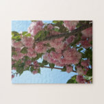 Double Blossoming Cherry Tree IV Spring Jigsaw Puzzle