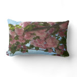 Double Blossoming Cherry Tree IV Spring Lumbar Pillow