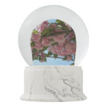 Double Blossoming Cherry Tree IV Spring Snow Globe