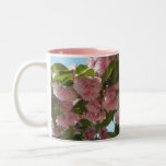 Double Blossoming Cherry Tree IV Spring Two-Tone Coffee Mug