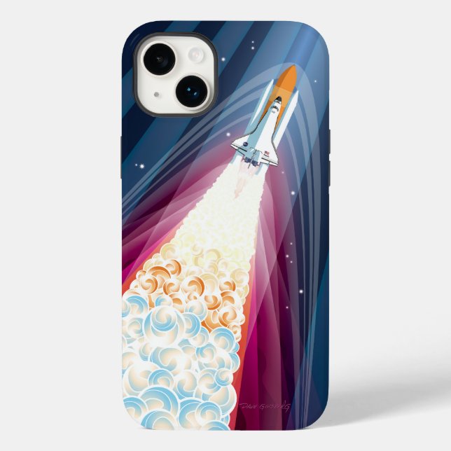 Double Boosted (Space Shuttle Launch) Case-Mate iPhone Case (Back)