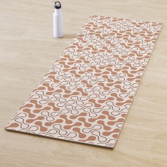Double Bubble Orange Style Workout Yoga Mat