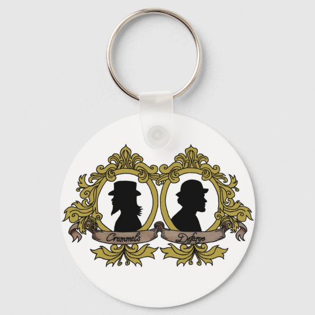Double Cameo Keychain (Front)