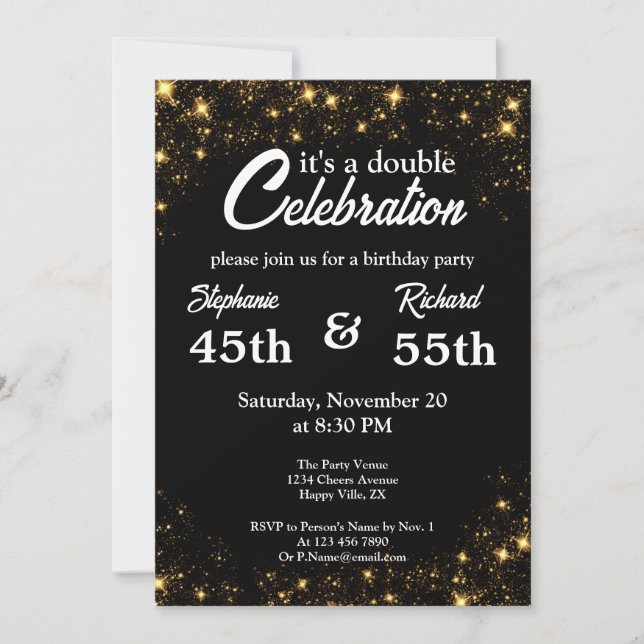 56th Red Cherry Leopard Print Birthday Digital Invitation