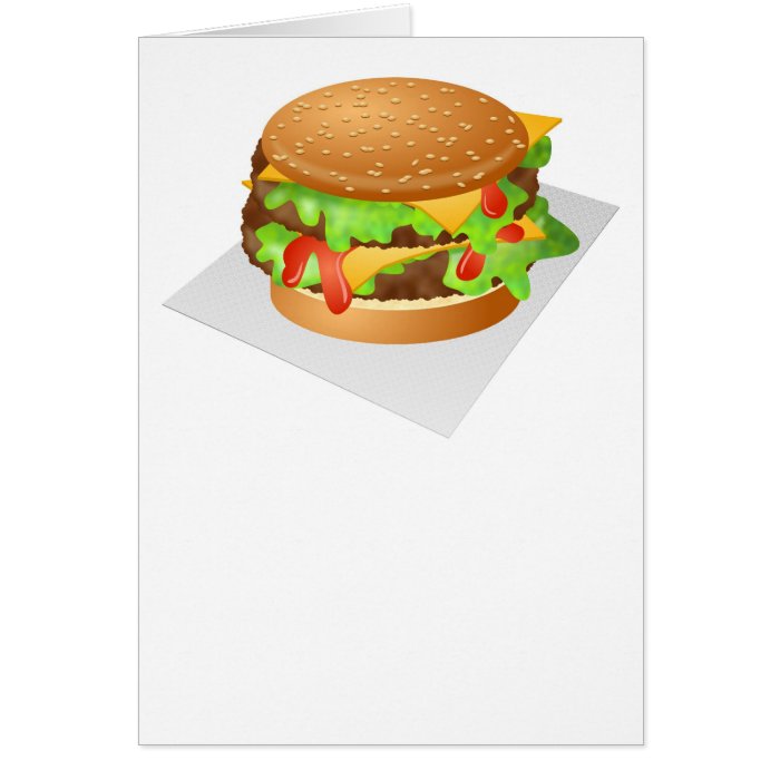 Double Cheeseburger Cards