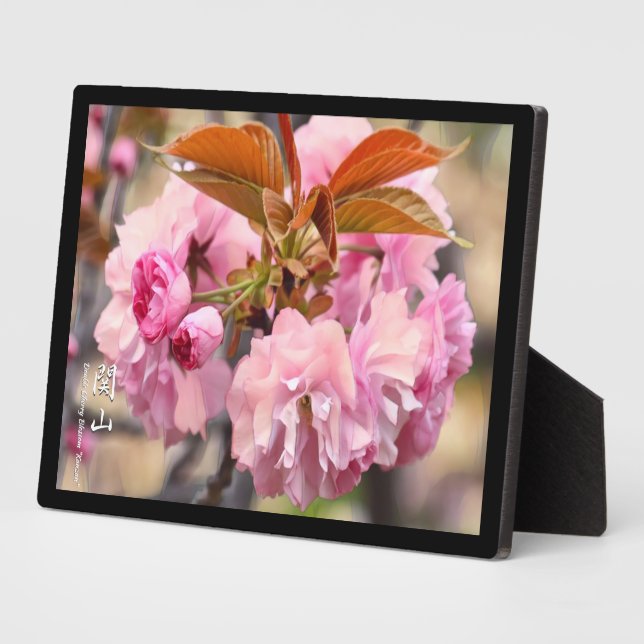Double Cherry Blossom: Kanzan Plaque (Side)