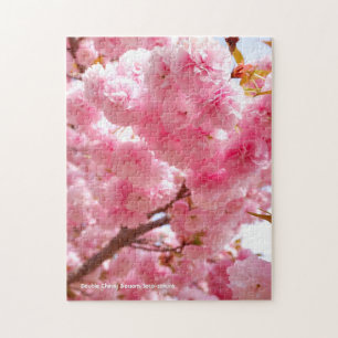 Double Cherry Blossom: Sato-zakura Jigsaw Puzzle