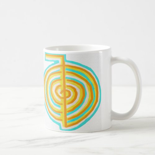 Double CHOKUREI  Karuna  Reiki KRIYA Coffee Mug