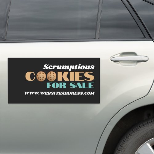 Double Cookies Logo Cookie Sales Fundraising Car Magnet