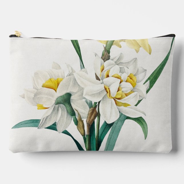 Double Daffodil,  Pierre-Joseph Redouté, 1827 Accessory Pouch (Front)