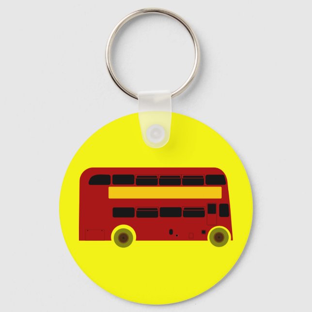 Double Deck Bus Keychain (Front)