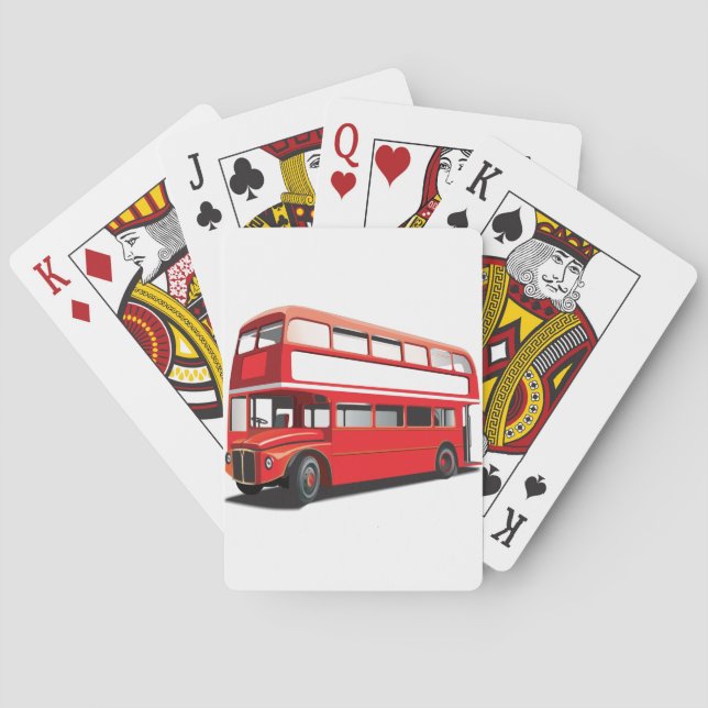 Double Decker Bus Poker Cards (Back)