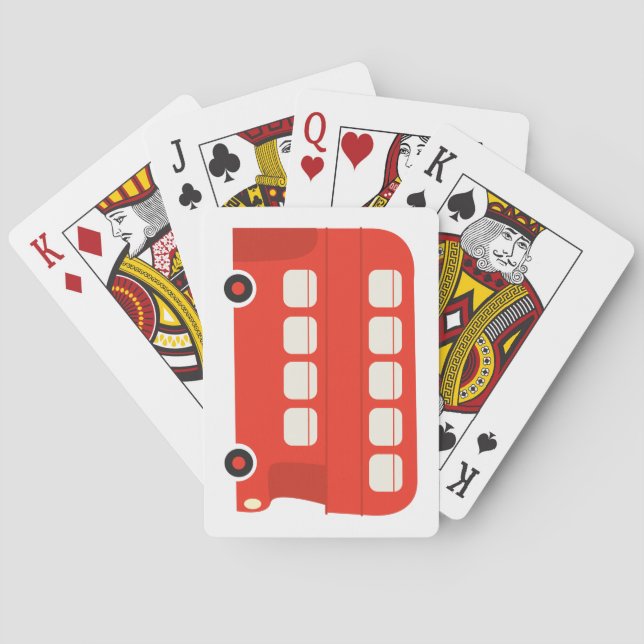 Double Decker Bus Poker Cards (Back)