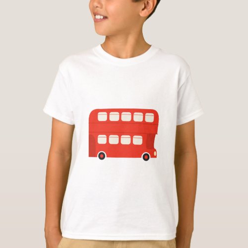 Double Decker Bus T_Shirt