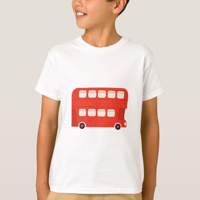 Double Decker Bus T-Shirt (Front)