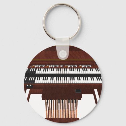 Double Decker Organ 3D Model Keychain