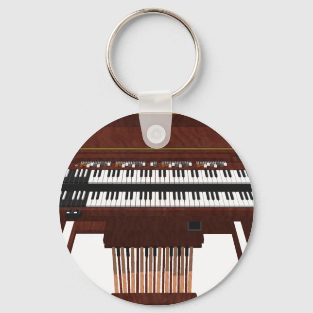 Double Decker Organ: 3D Model: Keychain (Front)