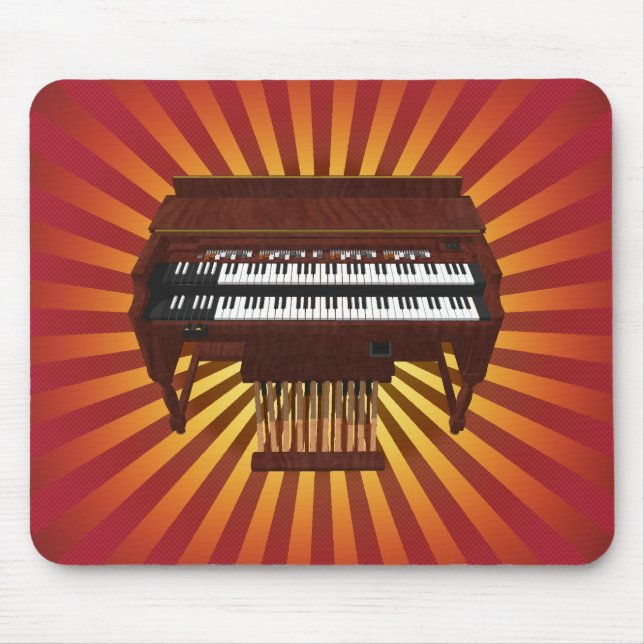 Double Decker Organ: 3D Model: Mousepad (Front)