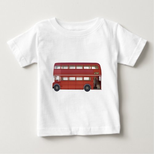 Double Decker Red Bus Baby T_Shirt