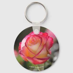 Double Delight Rose Keychain
