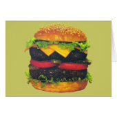 Double Deluxe Hamburger with Cheese (Front Horizontal)