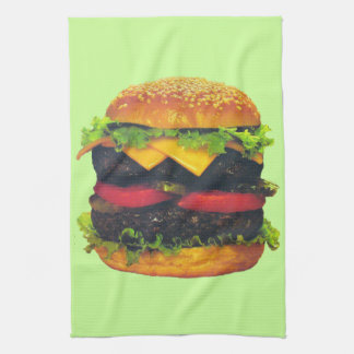 Double Deluxe Hamburger with Cheese Towel