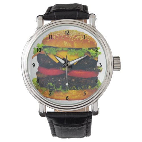Double Deluxe Hamburger with Cheese Watch
