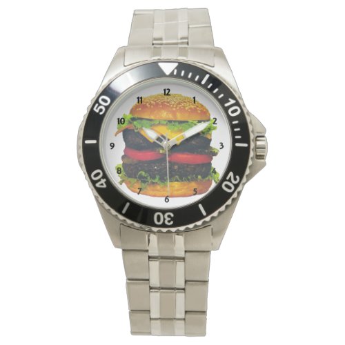 Double Deluxe Hamburger with Cheese Watch