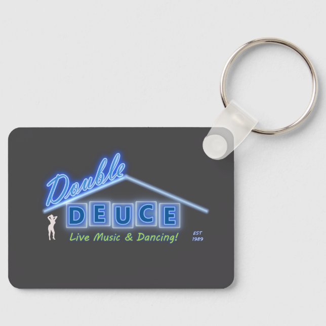 Double Deuce key change Keychain (Front)