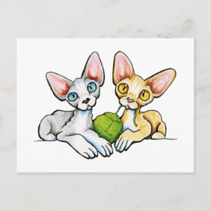 Double Devons Postcard