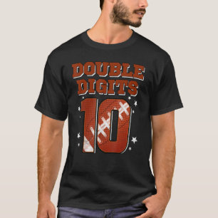 Double Digits Birthday Decorations Boy 10 Yrs Old  T-Shirt