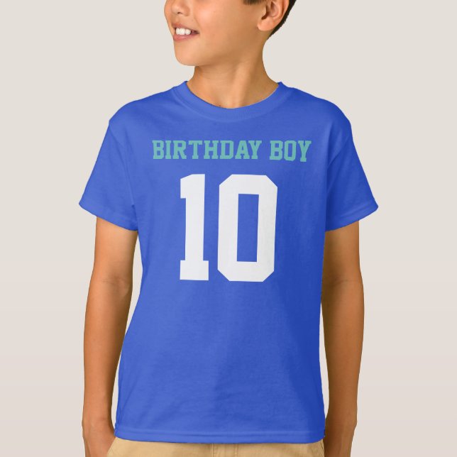 Double Digits Club - 10th Birthday Boy T-Shirt (Front)