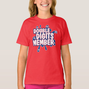 DOUBLE DIGITS MEMBER 10th BIRTHDAY Tee