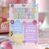 Double Digits Preppy Patch 10th Birthday Party