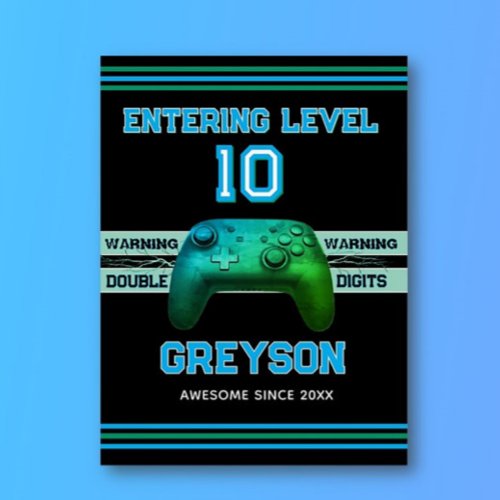 Double digits!  Ten Year old Birthday Big