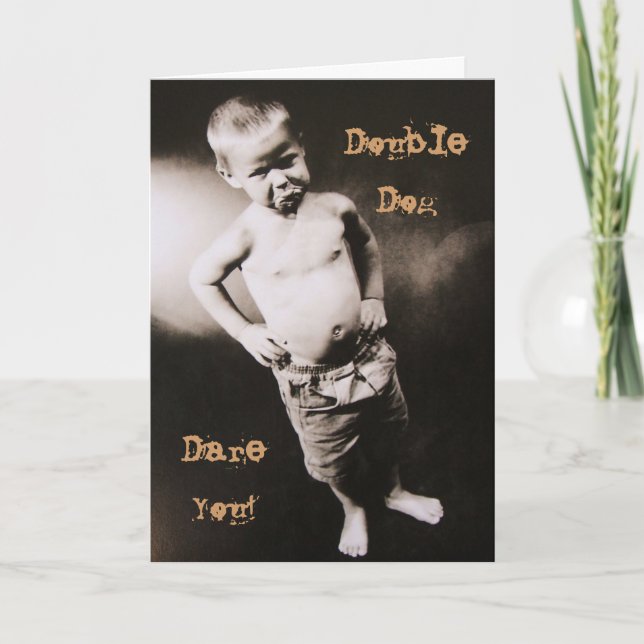 Double Dog Dare Mother's Day Card (Front)