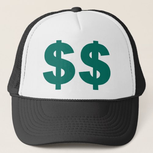  Double Dollar Sign Trucker Hat