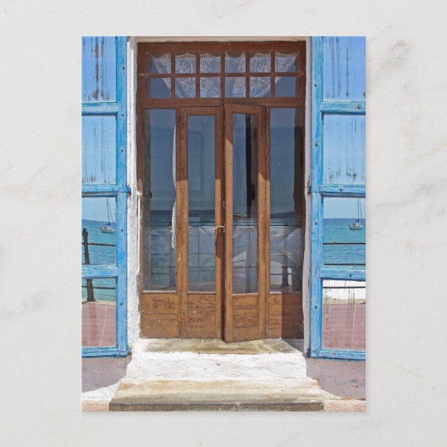 Double Doors Post Card (Front)