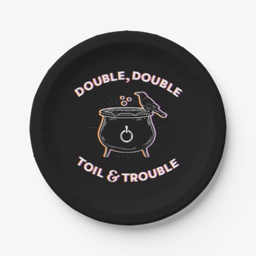 Double Double Toil  Trouble Paper Plates